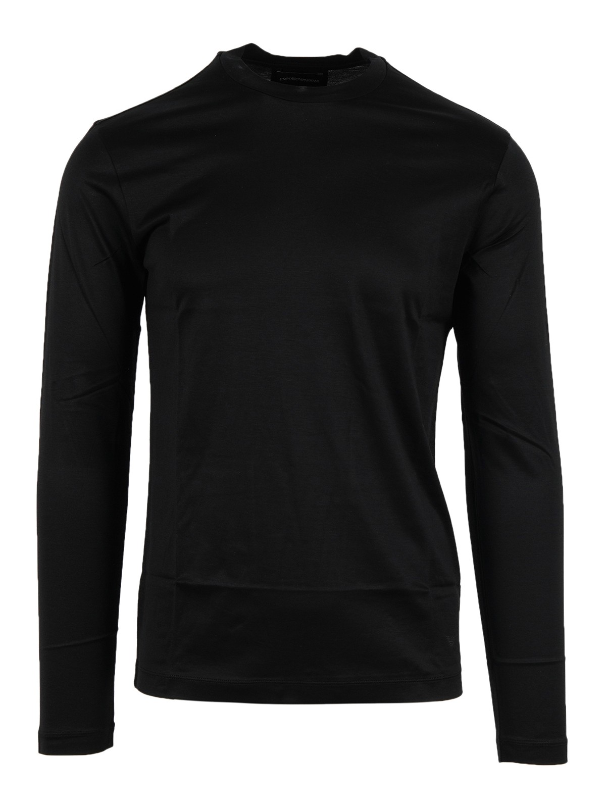 Emporio Armani Man Jersey T-shirt In Black