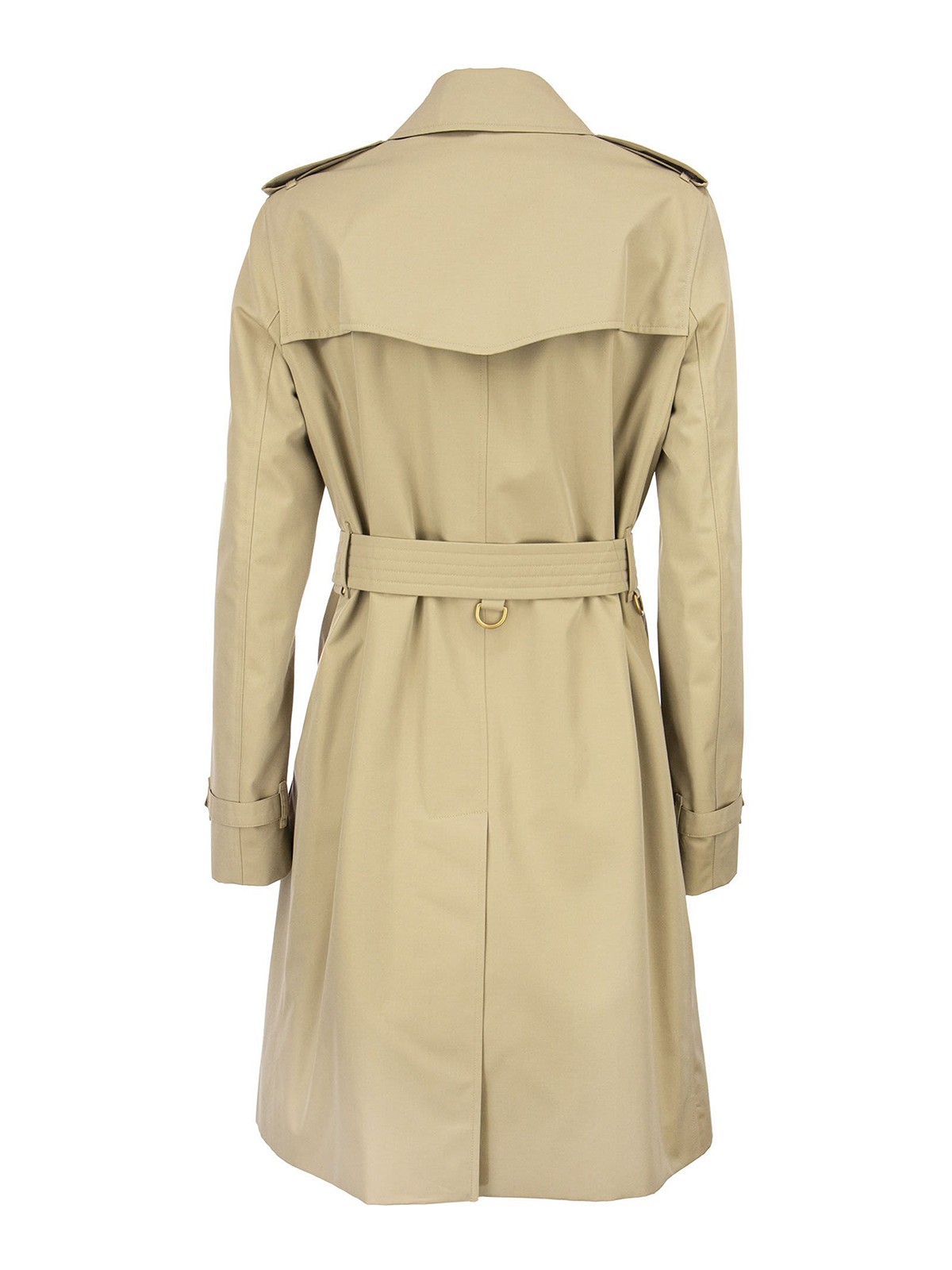 Shop Burberry The Mid-length Kensington Trench Coat In Beis