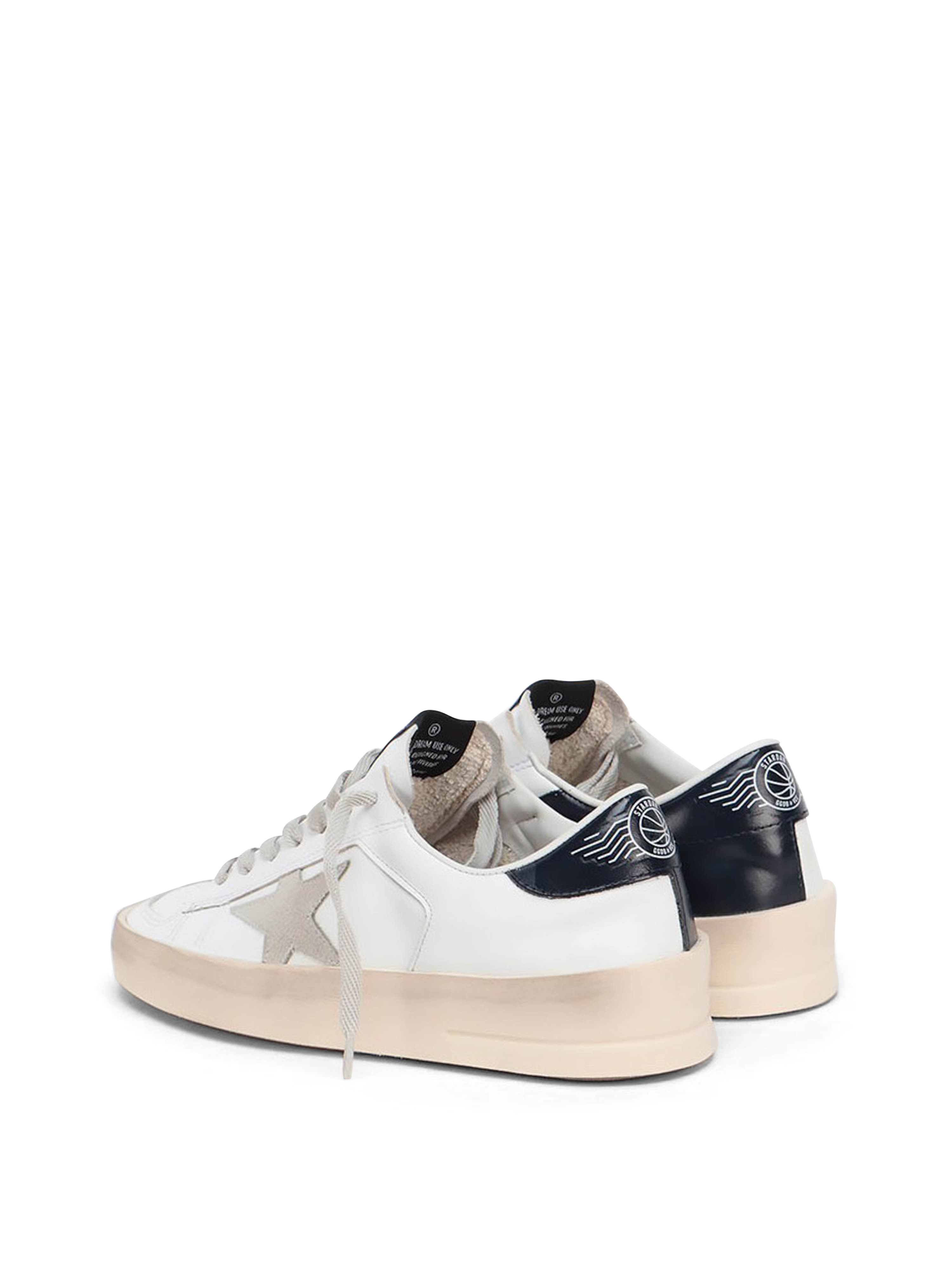 Shop Golden Goose Stardan Sneakers In Blanco