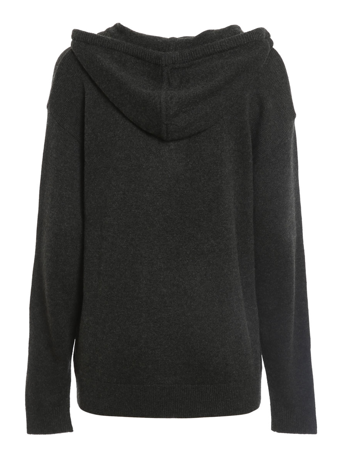 Shop Michael Kors Hooded Sweater In Grey