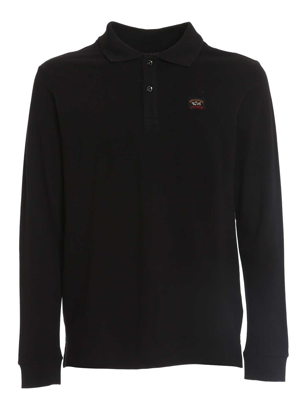 Shop Paul & Shark Cotton Pique Polo Shirt In Negro