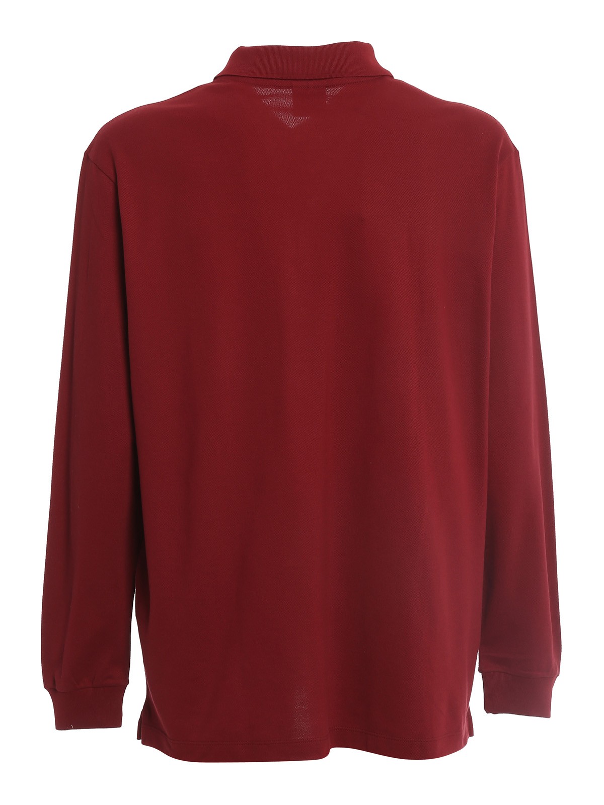 Shop Paul & Shark Cotton Pique Polo Shirt In Rojo Oscuro
