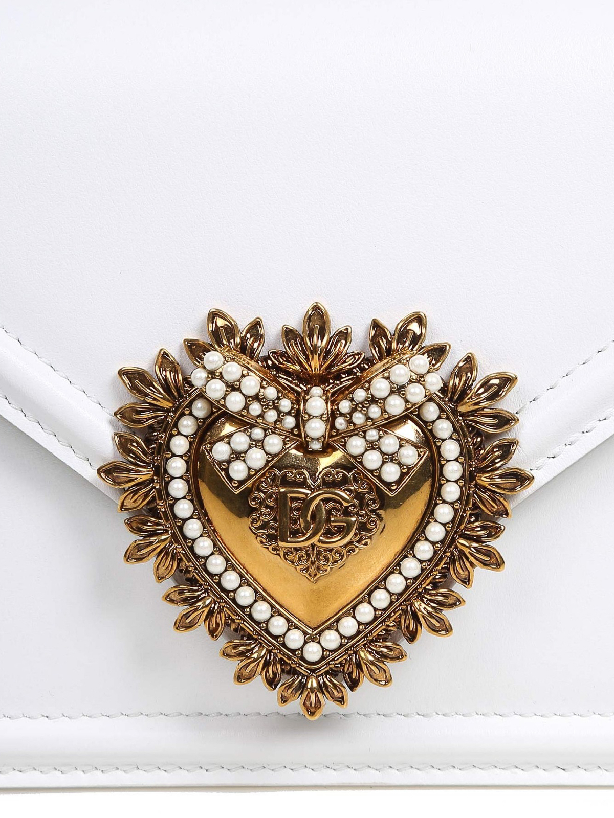Shop Dolce & Gabbana Bolsa Bandolera - Devotion S In White