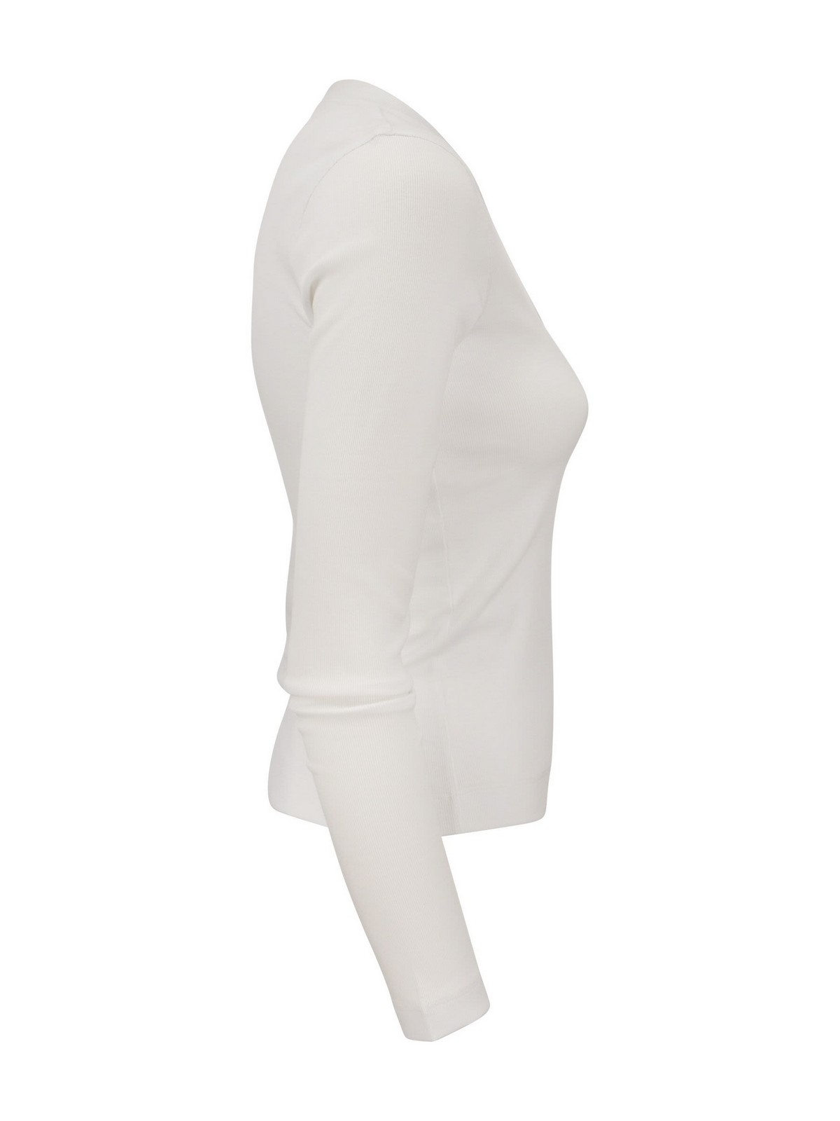 Brunello Cucinelli Long Sleeve V-neck T-shirt Clothing In White
