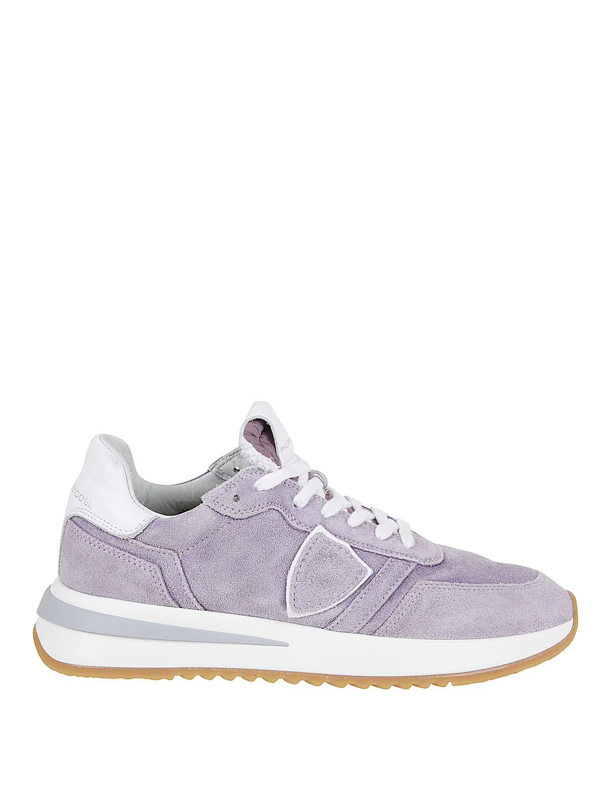 Shop Philippe Model Tropez 2.1 Suede Sneakers In Purple