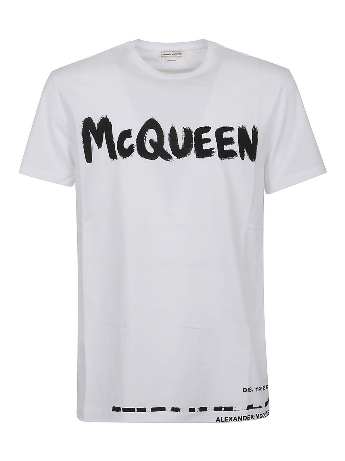 Alexander Mcqueen Graffiti logo T-shirt - White