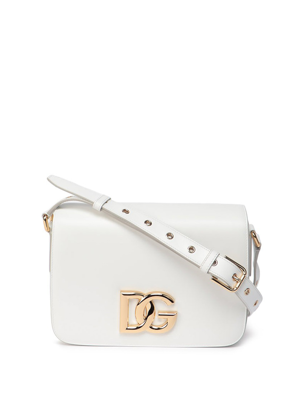 【関税＆送料込み】Dolce & Gabbana Cream Leather Bag DG Logo Bag crossbody bag in Beige for Women | Dolce&Gabbana® US