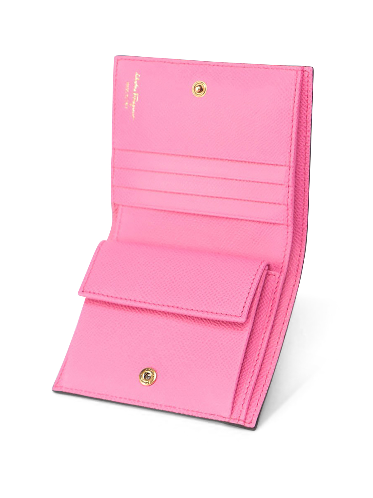 【関税&送料込】Ferragamo Wallets Pink Ferragamo Gancini Leather Wallet | Pink | FARFETCH