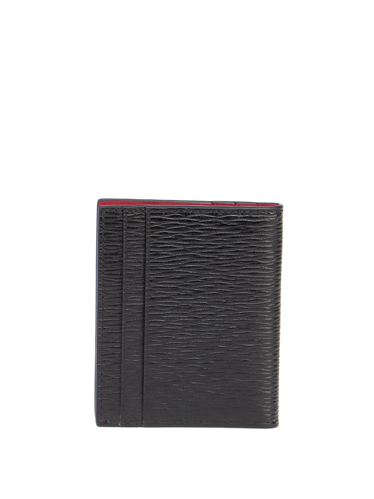 Ferragamo Revival Gancio Bicolor card case - Black|660371740946