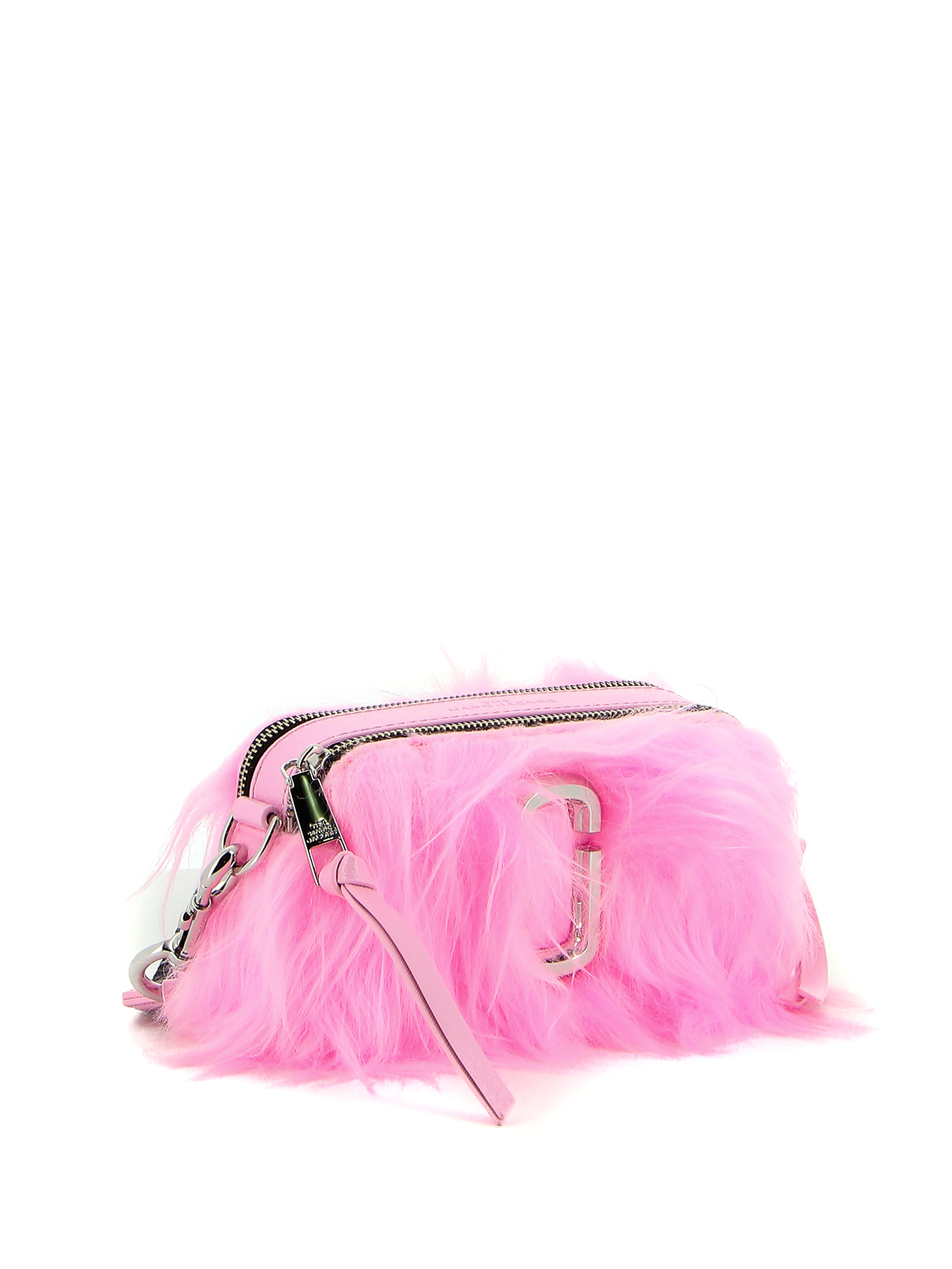 Marc Jacobs Snapshot Faux Fur Camera Bag in Pink