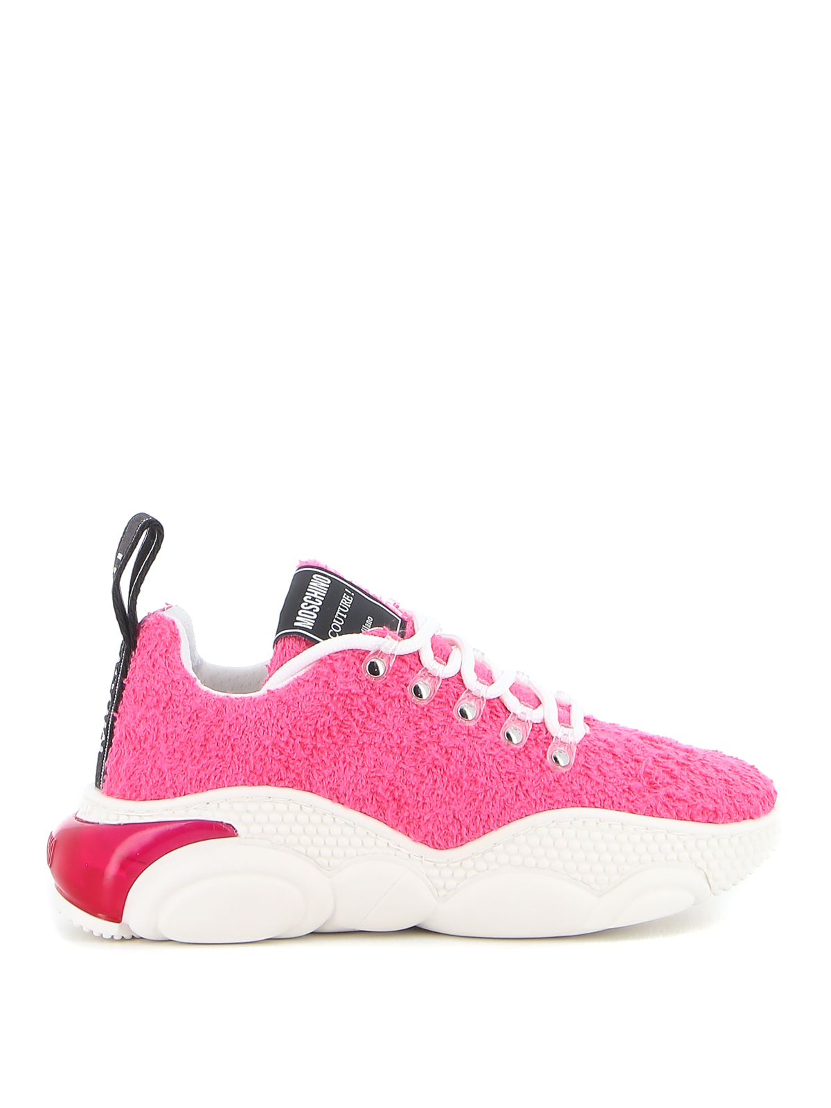 Shop Moschino Teddy Bubble Sneakers In Pink