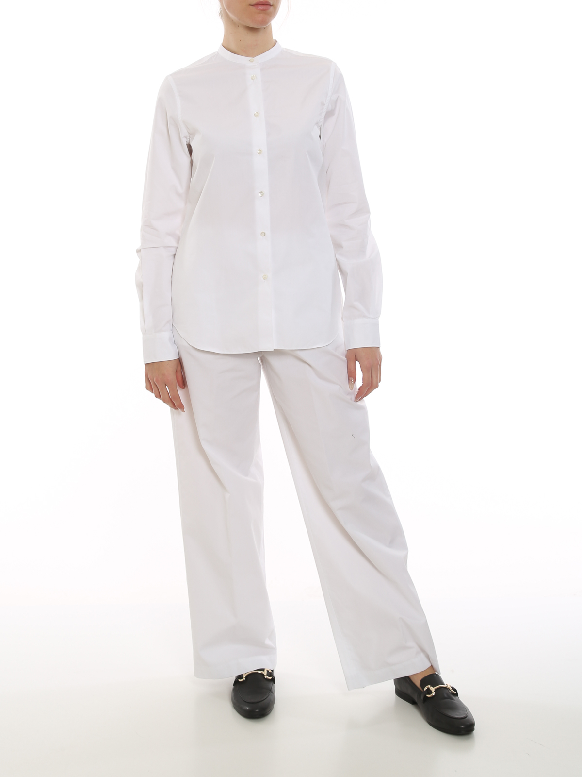 White Mandarin Collar Shirts - Buy White Mandarin Collar Shirts Online