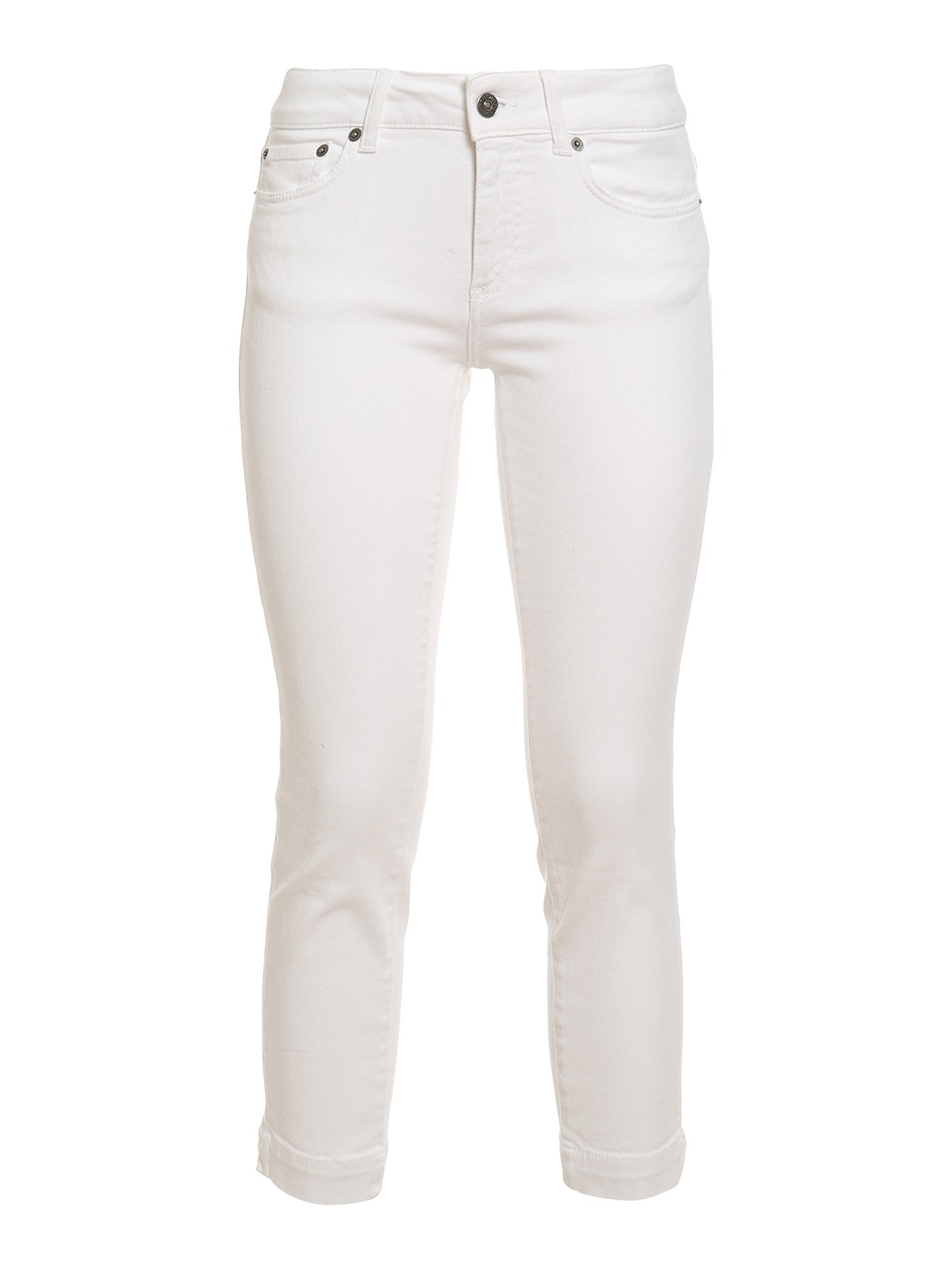 Shop Dondup Rose Jeans In White