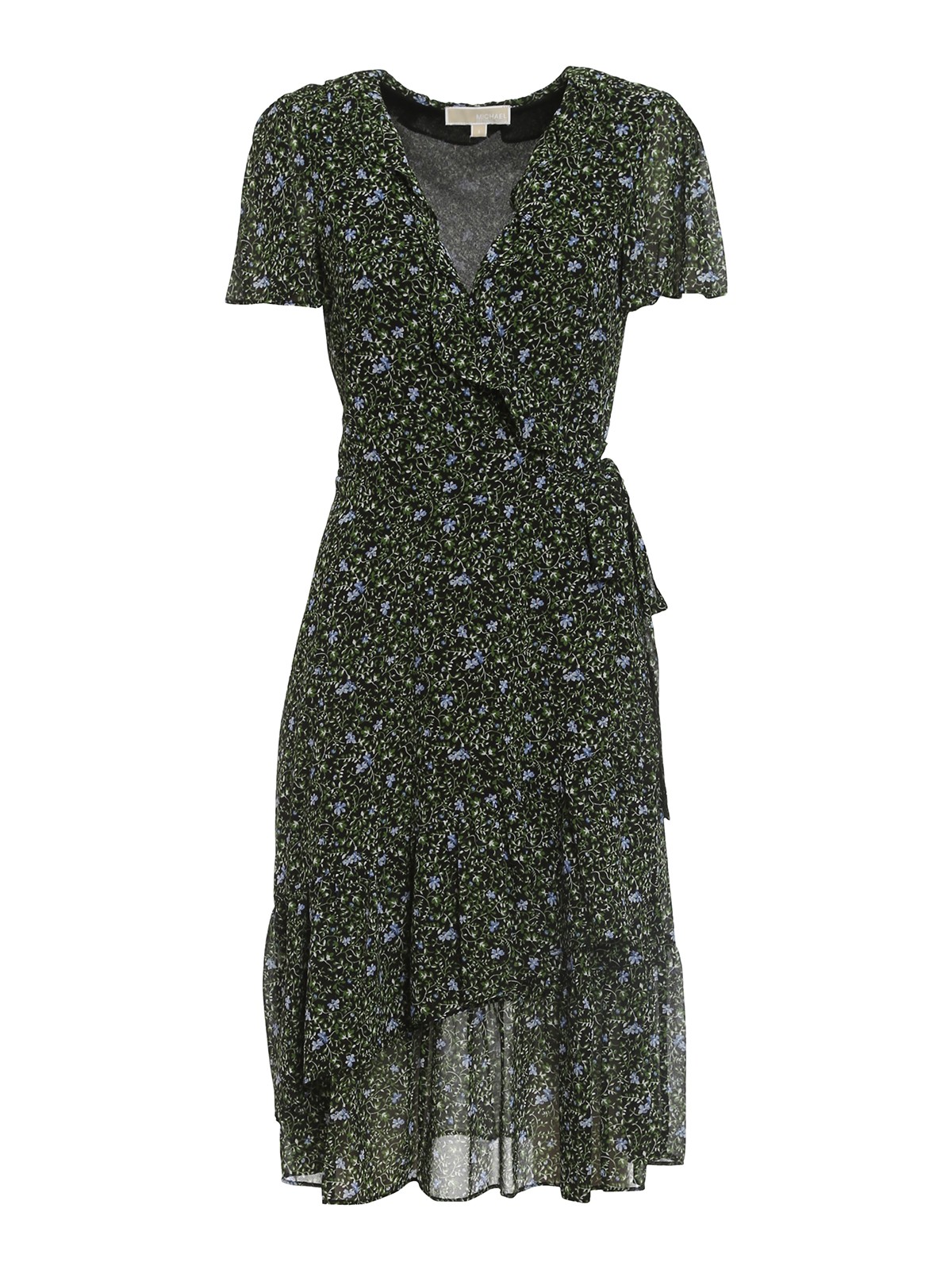 slim fit dress slacks Baltic Born Womens CRESSIDA Tulle Maxi Dress | Dark Green + Red Floral main image 0