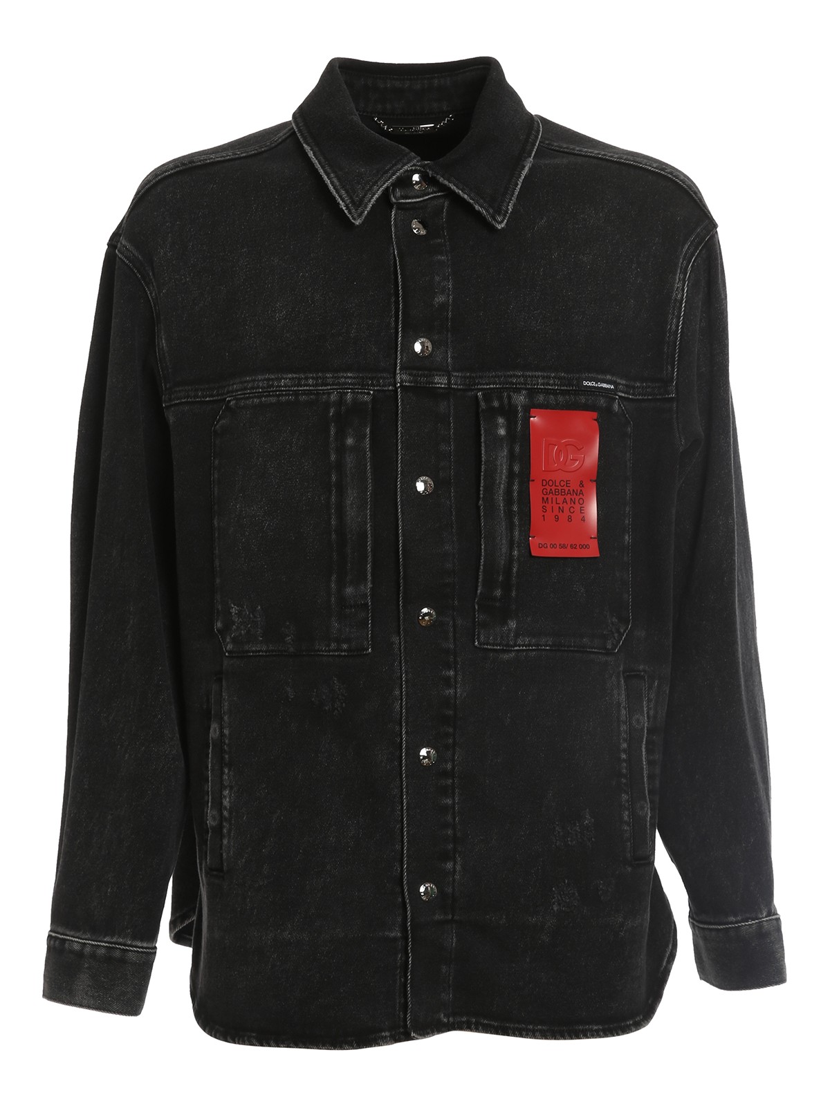 Dolce & Gabbana デニムジャケット - 黒|G9WO1DG8ER0S9001