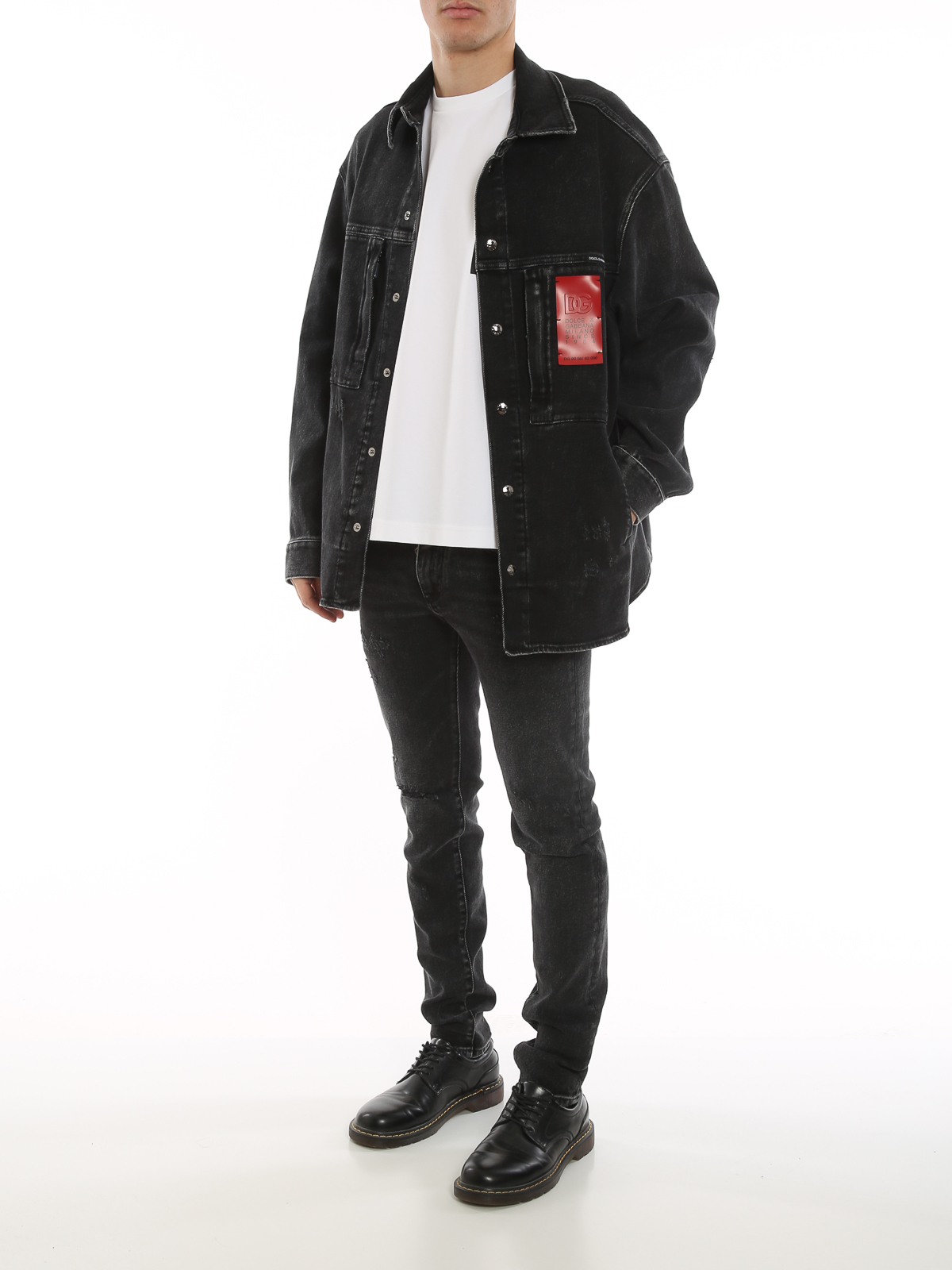 Dolce & Gabbana ブラック デニムジャケット Dolce & Gabbana（ドルチェ＆ガッバーナ）メンズ デニム
