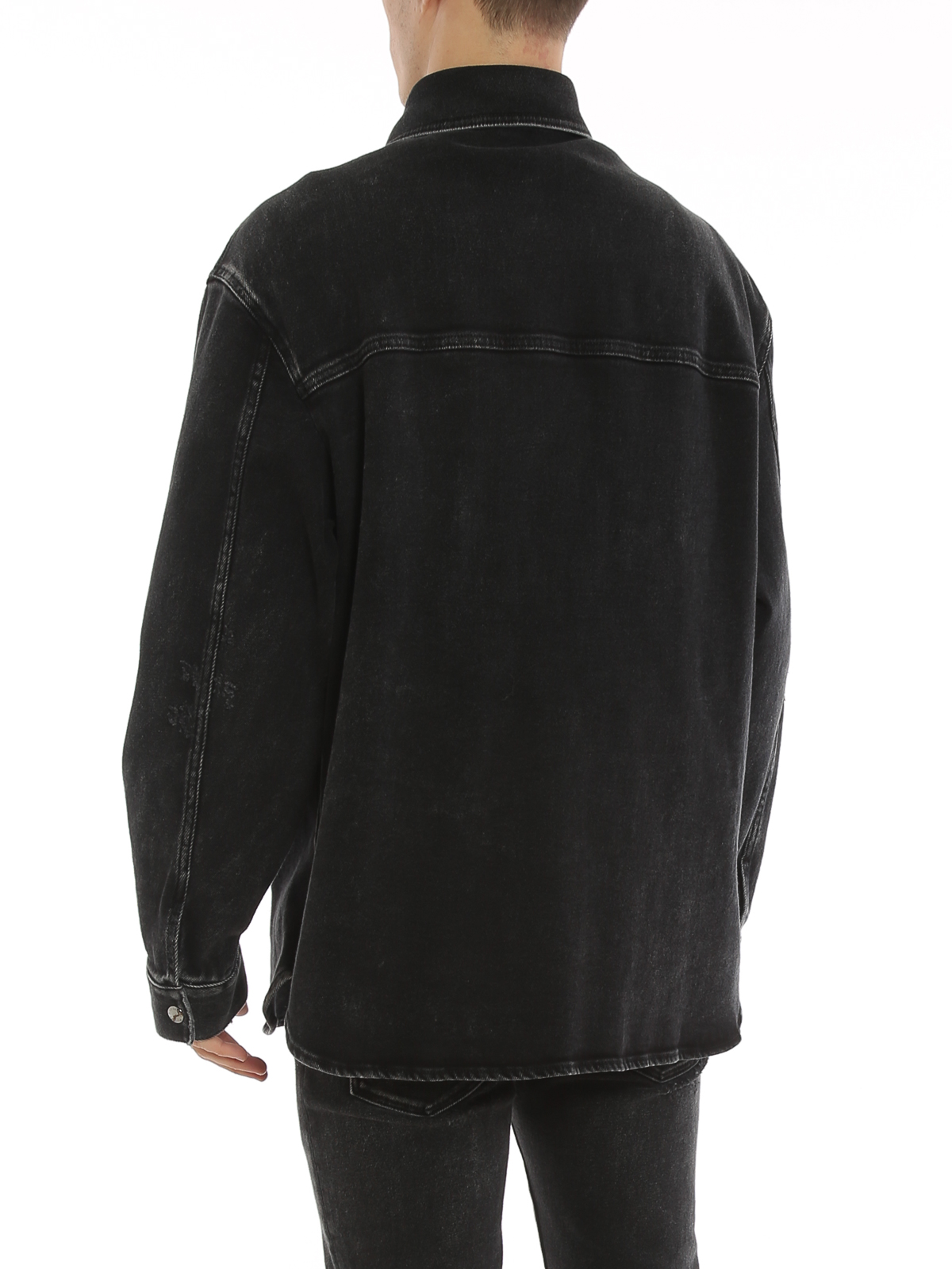 Dolce & Gabbana デニムジャケット - 黒|G9WO1DG8ER0S9001