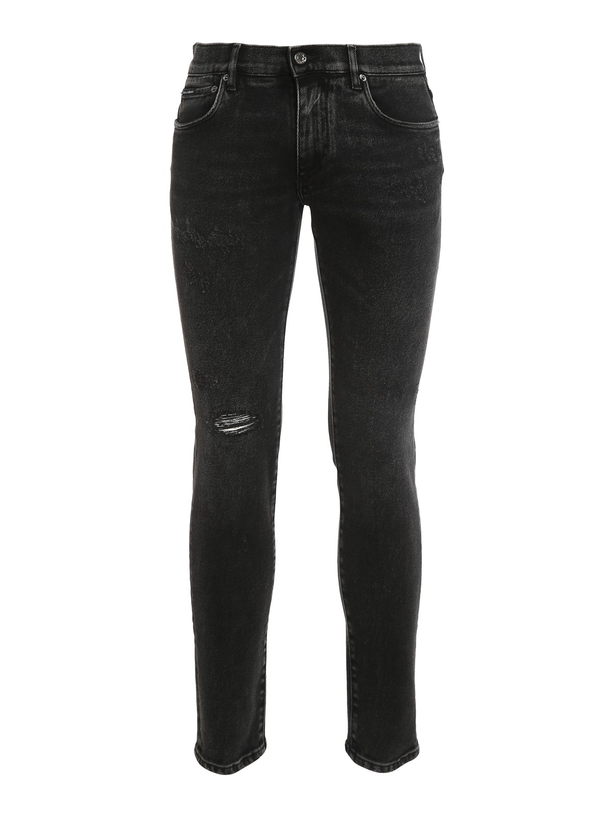 Dolce & Gabbana スキニージーンズ - 黒|GY07LDG8ER0S9001