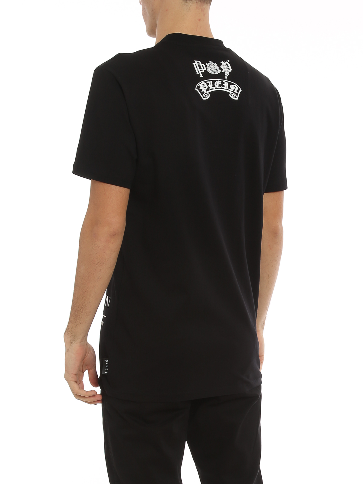 Philipp Plein Tattoo T-shirt - Black - Men | UTK0129PJO002N02