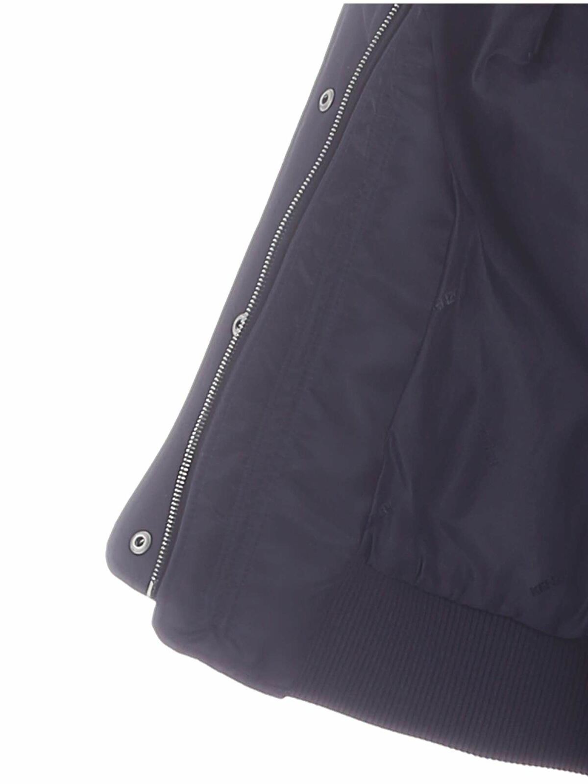 Shop Kenzo Tech Fabric Bomber Jacket In Negro