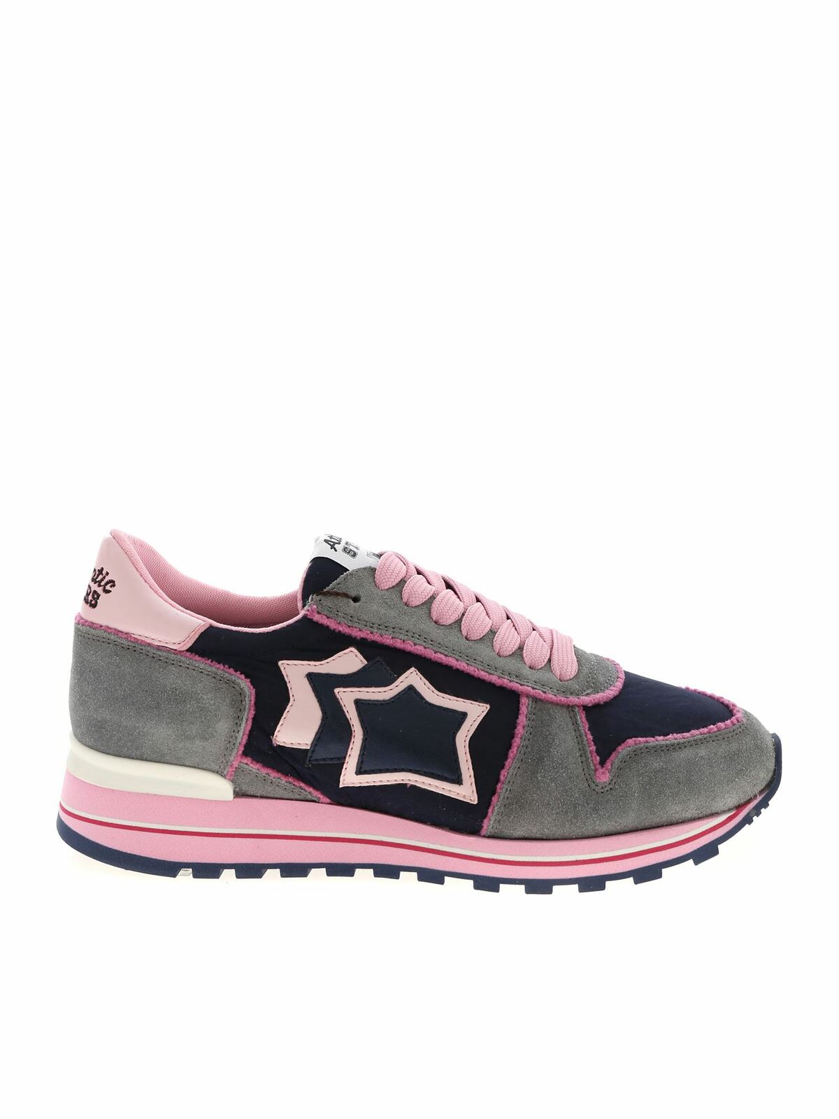 Shop Atlantic Stars Alhena Blue And Pink Sneakers In Multicolour