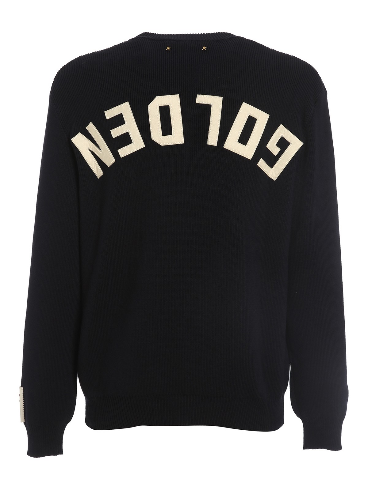 Shop Golden Goose Davis Jumper In Dark Blue