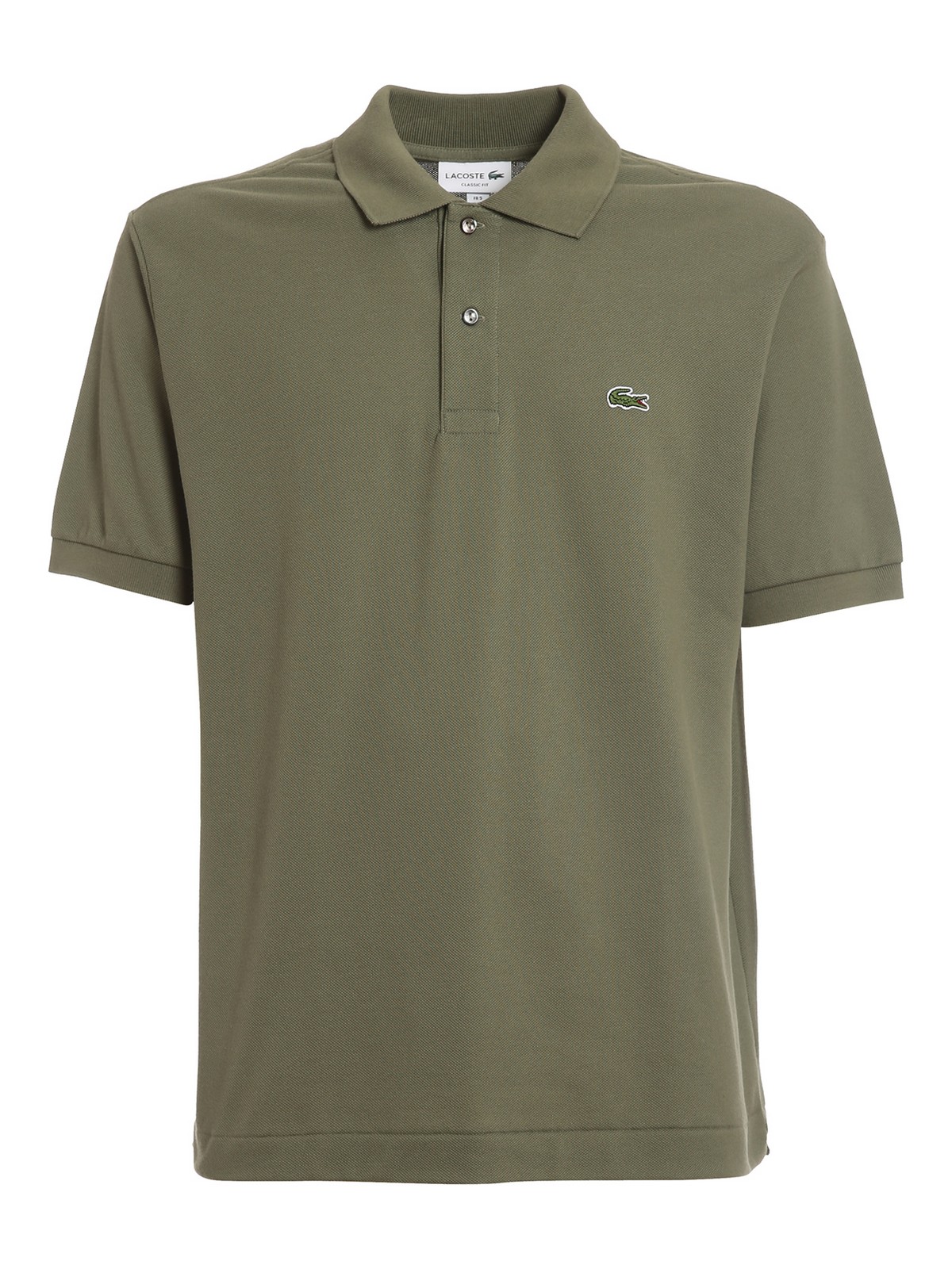 Shop Lacoste Branded Polo Shirt In Green