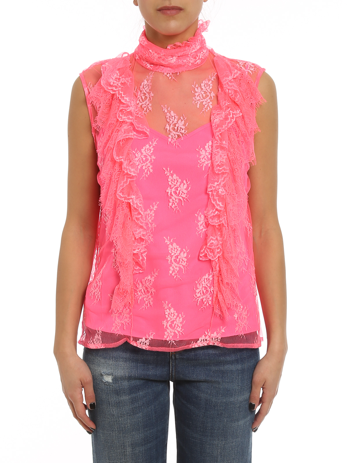 Tシャツ・カットソー PINKO Women Tops 104826Y3LE N34 Pink Pinko T-shirt for Women SS25 | GIGLIO.COM