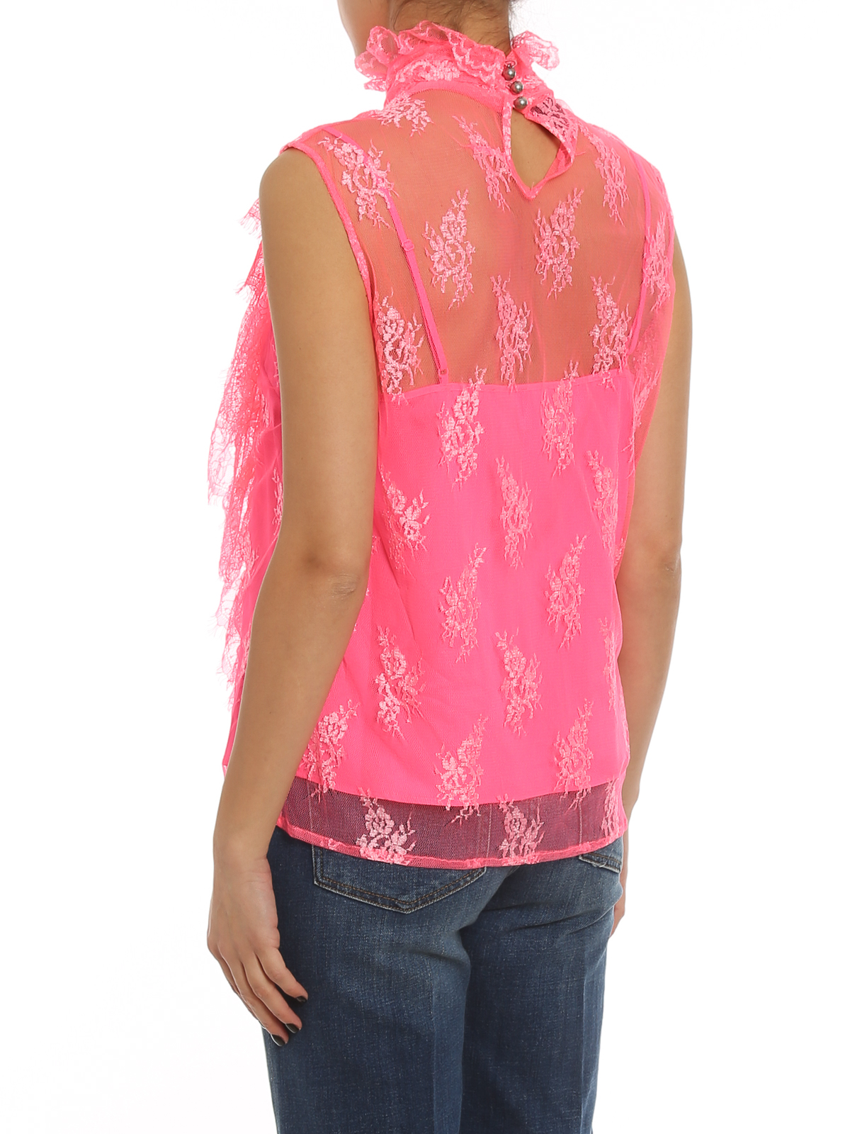 Pinko Vercelli top - Fuchsia - Women | 1G17BUY7T5Q49 | thebs.com