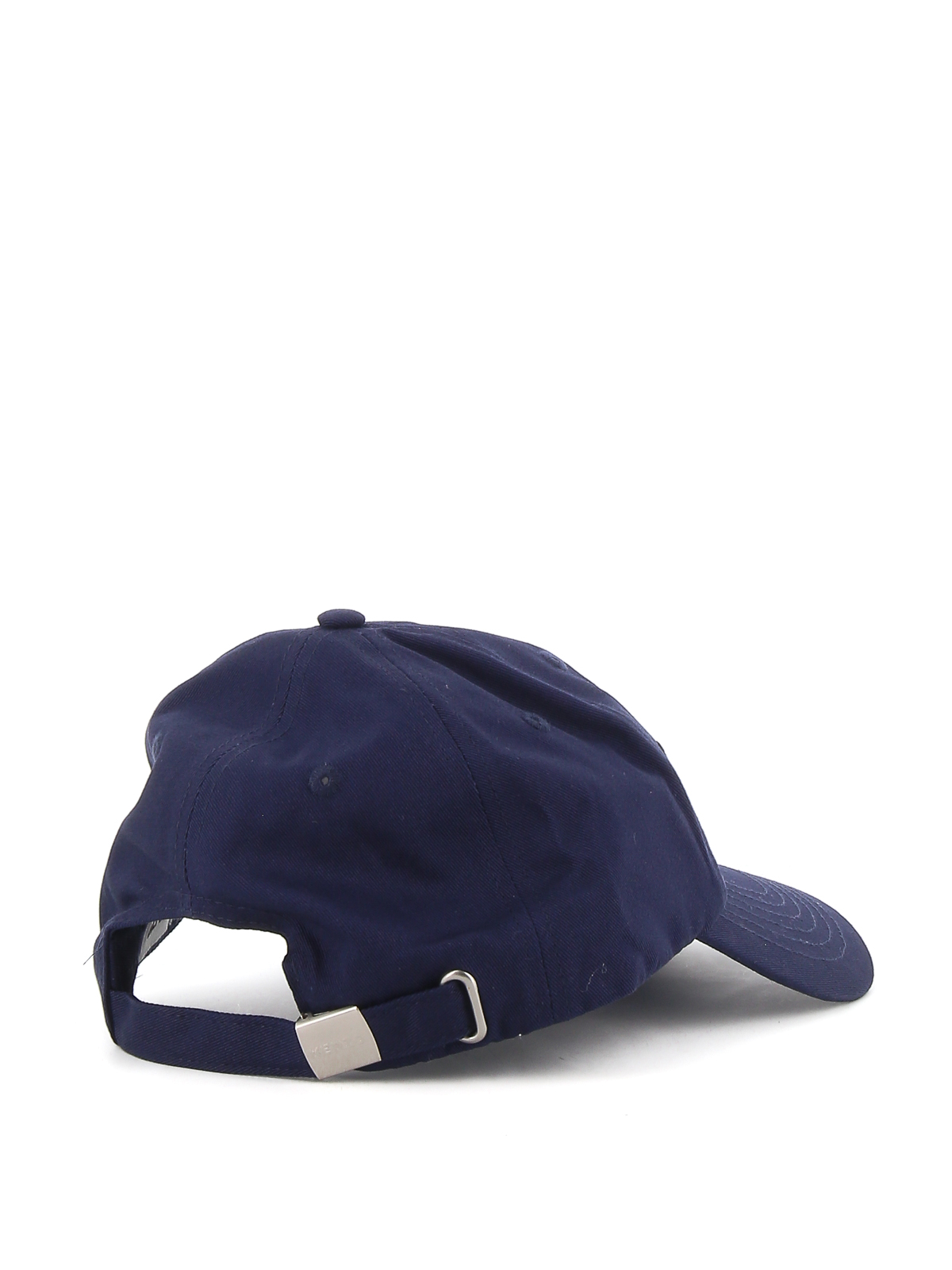 Shop Kenzo Branded Baseball Cap In Blue