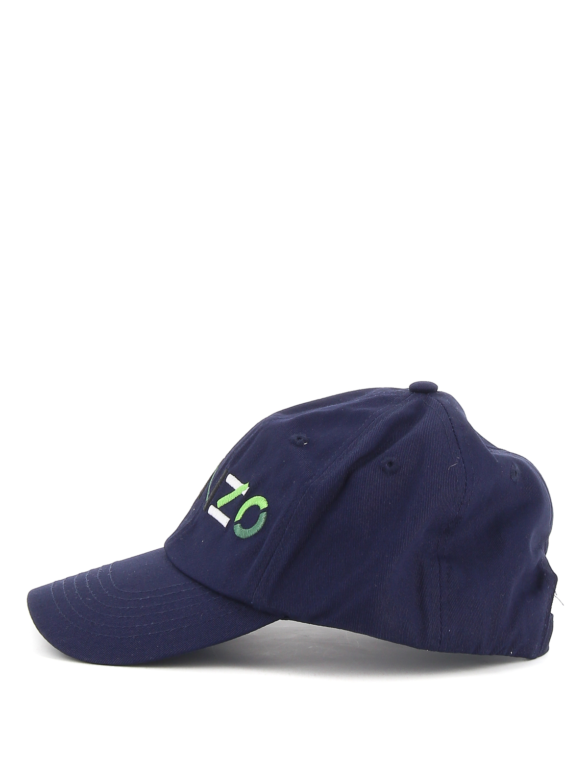 Shop Kenzo Branded Baseball Cap In Blue