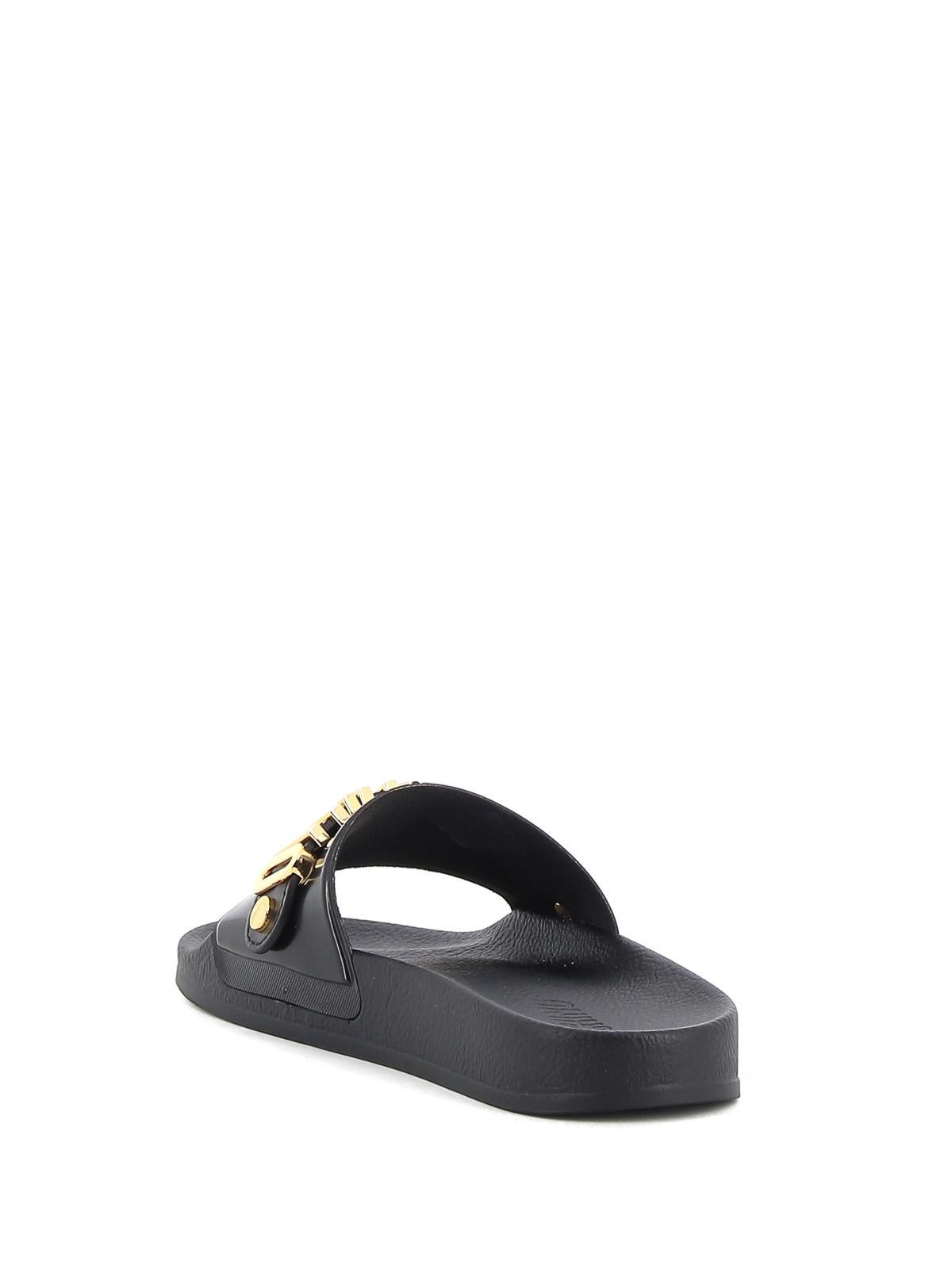 MOSCHINO ビーチサンダル Moschino ビーチサンダル - 黒 | MA28032G1EM11000 | THEBS
