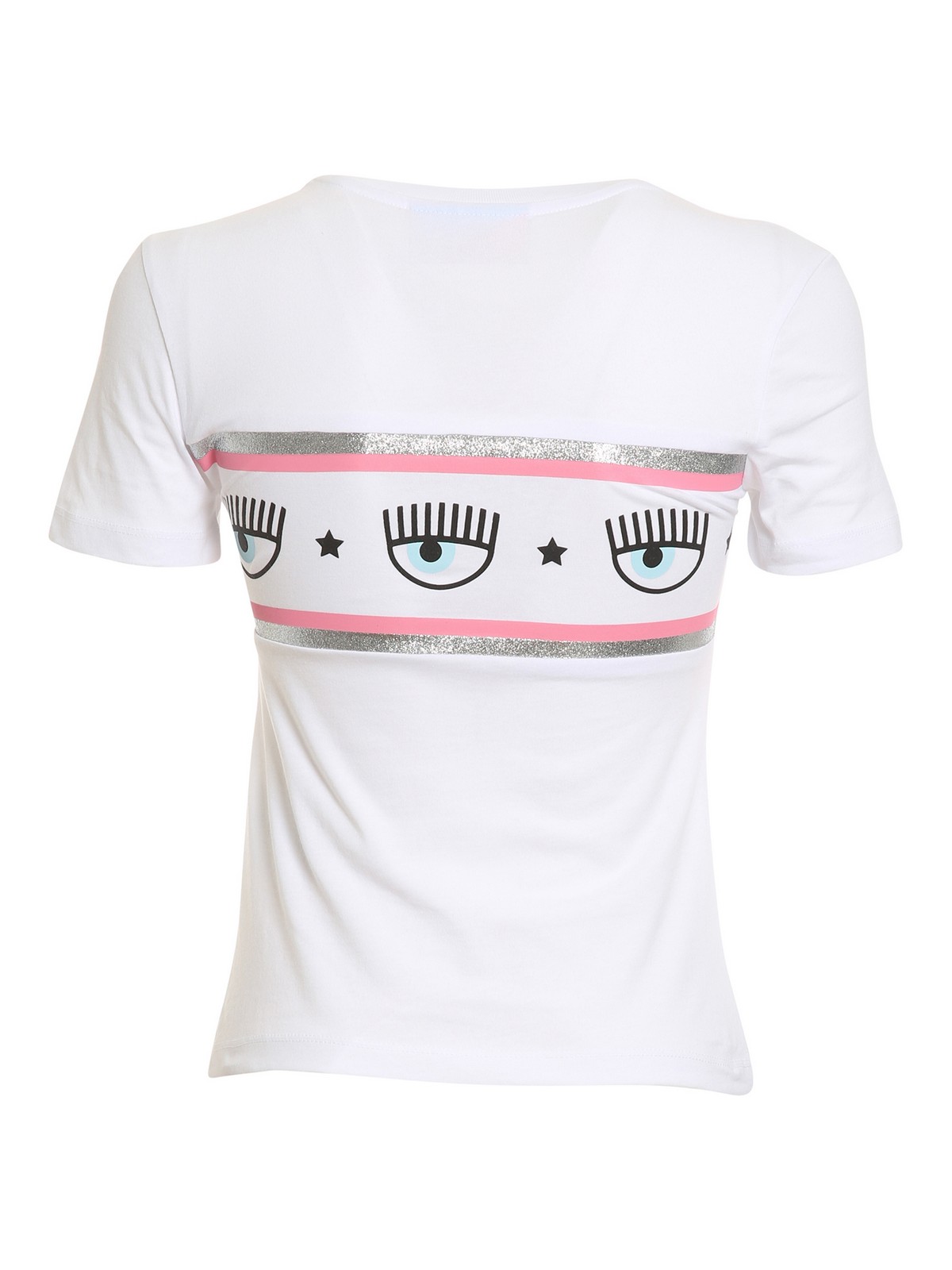 Shop Chiara Ferragni Maxi Logo T-shirt In White