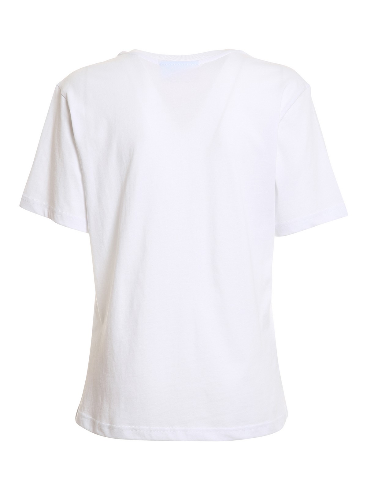 Shop Chiara Ferragni Branded T-shirt In White