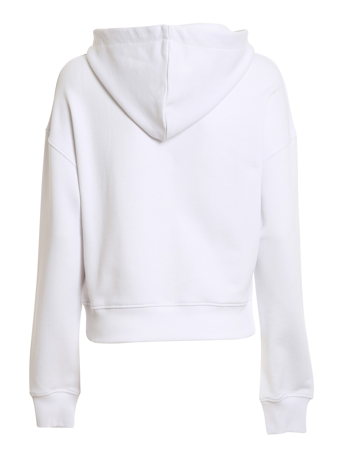 Shop Chiara Ferragni Cotton Hoodie In White