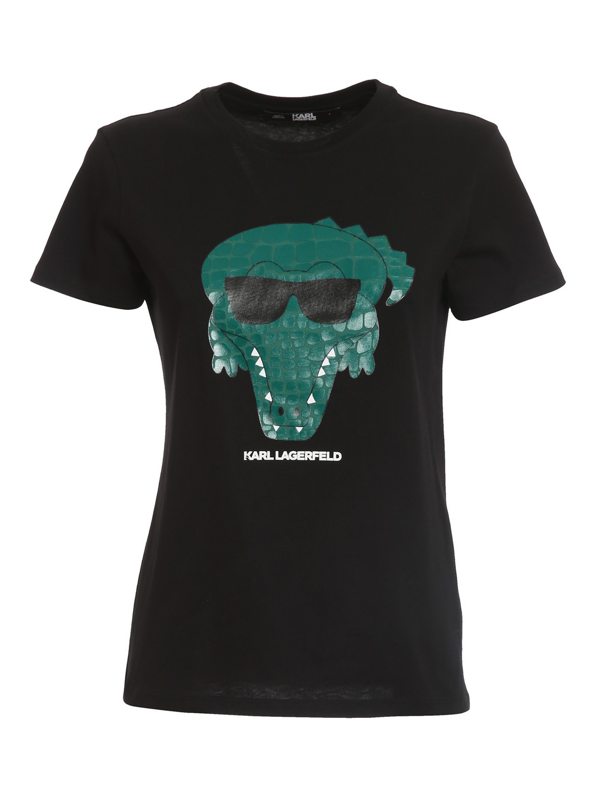 Karl Lagerfeld Jersey T-shirt In Black