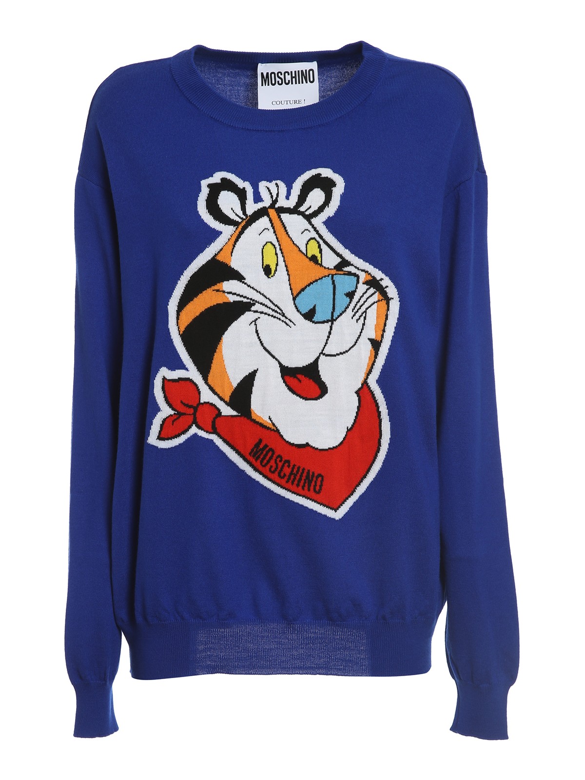Moschino Tony The Tiger Sweater In Azul