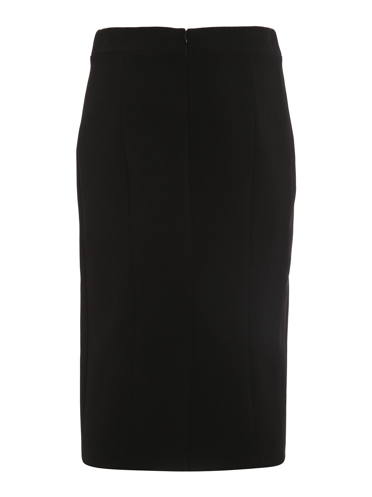 Shop Moschino Cady Pencil Skirt In Negro