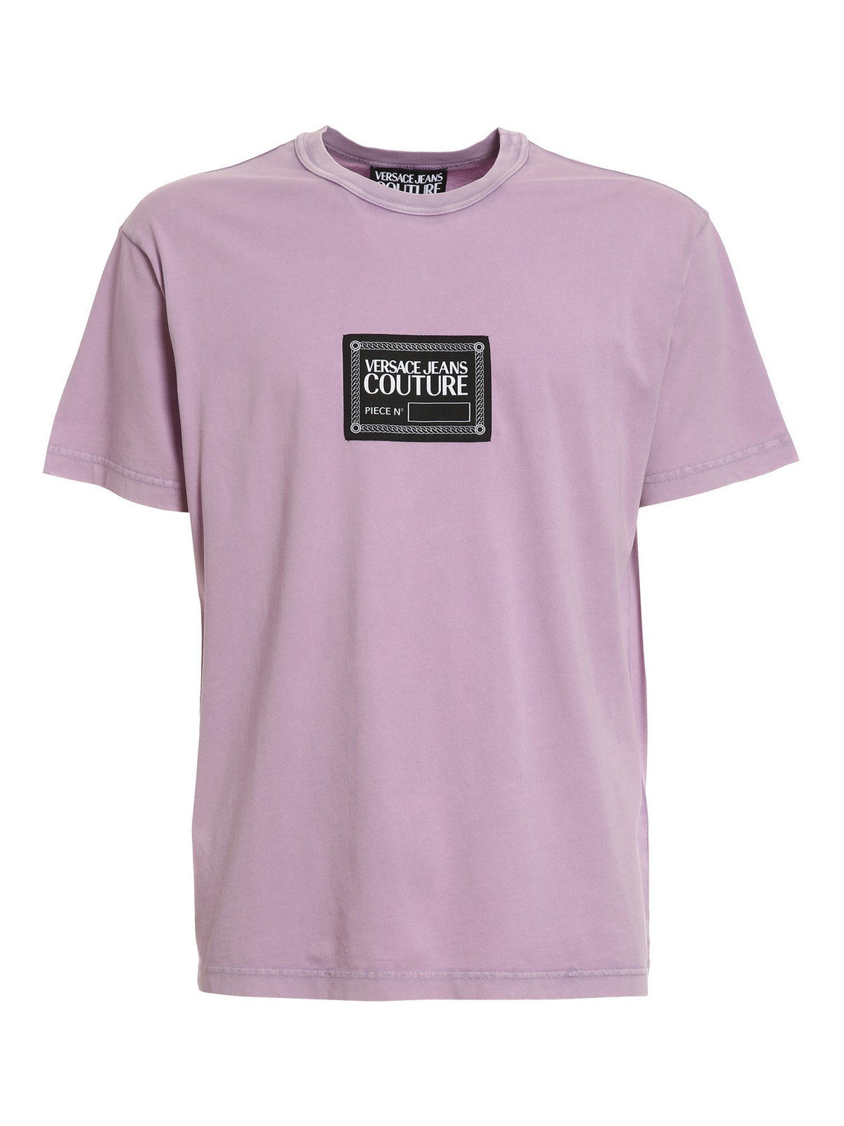 Versace Jeans Couture Jersey T-shirt In Light Purple