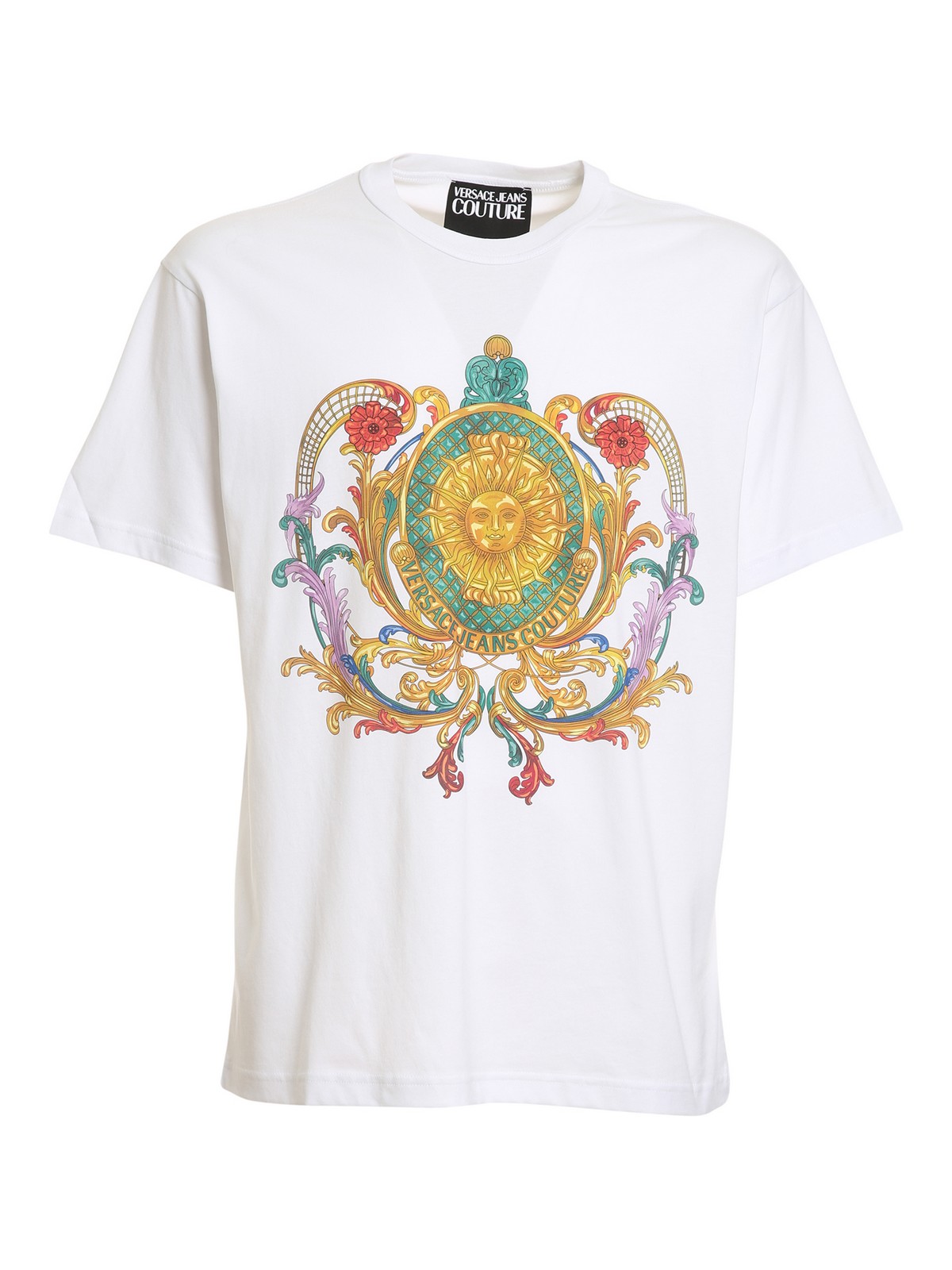 Versace Jeans Couture Jersey T-shirt In White