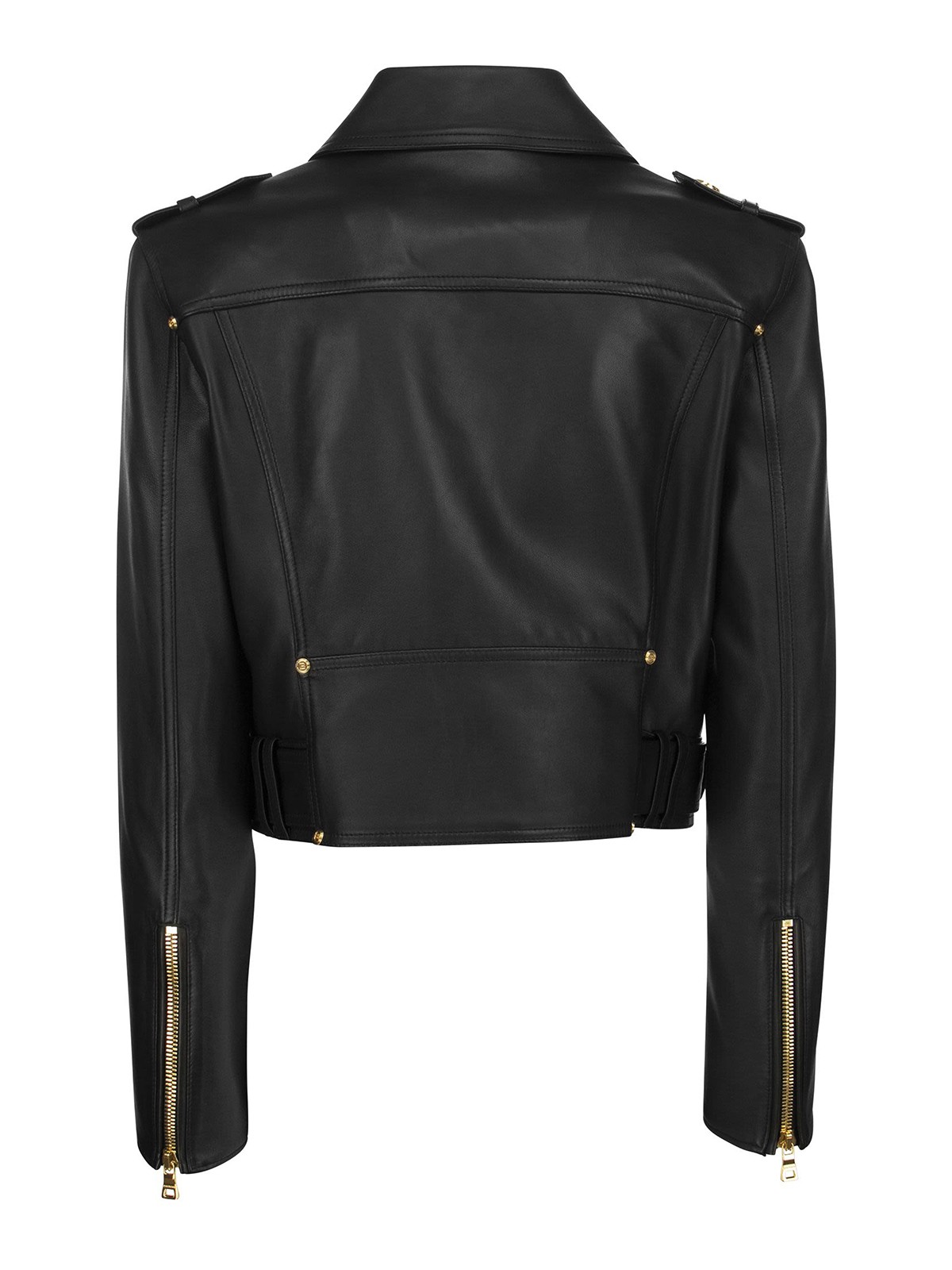 Balmain nappa discount leather jacket