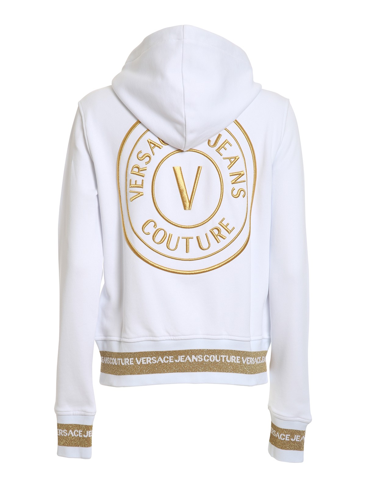 Shop Versace Jeans Couture Sudadera - Blanco In White