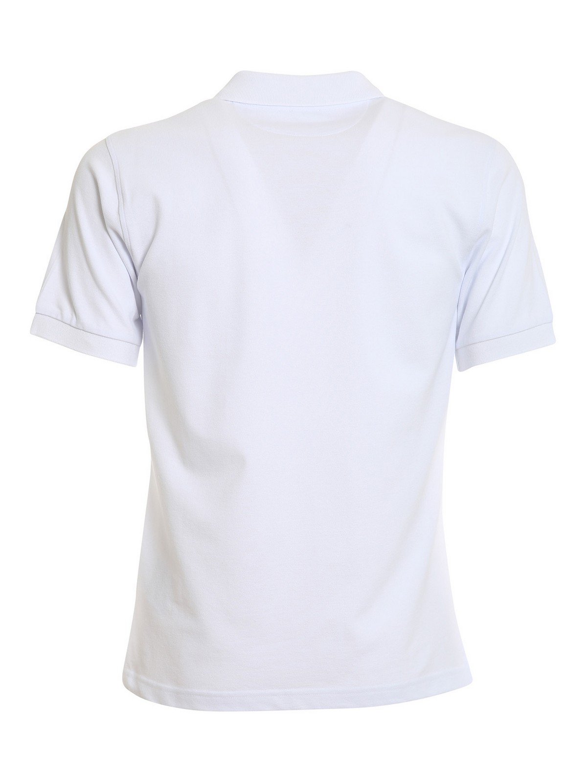 Shop Hogan Branded Polo In White