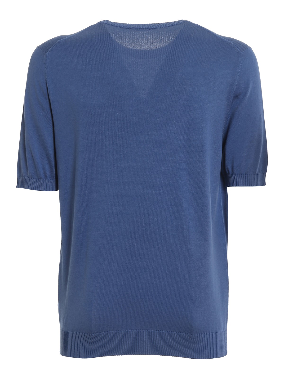 Malo Short sleeved crewneck - Light Blue - Men