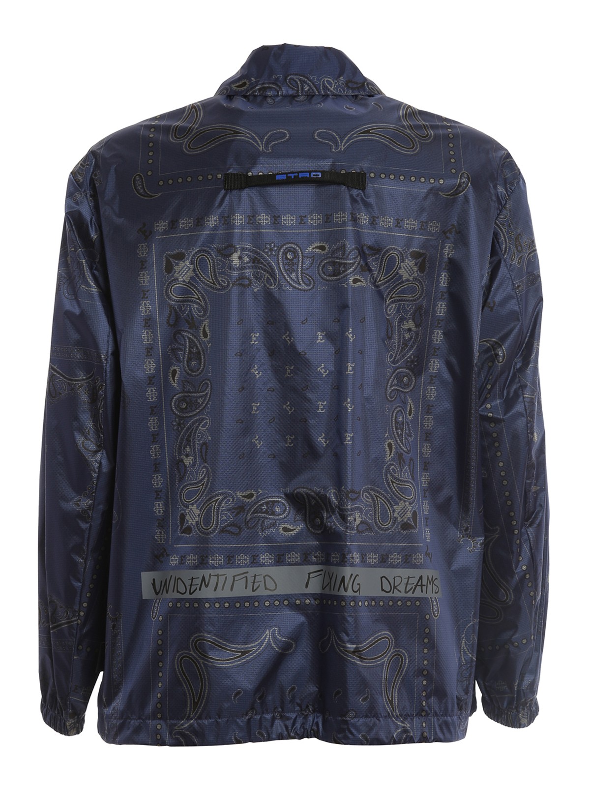 patterned windbreaker