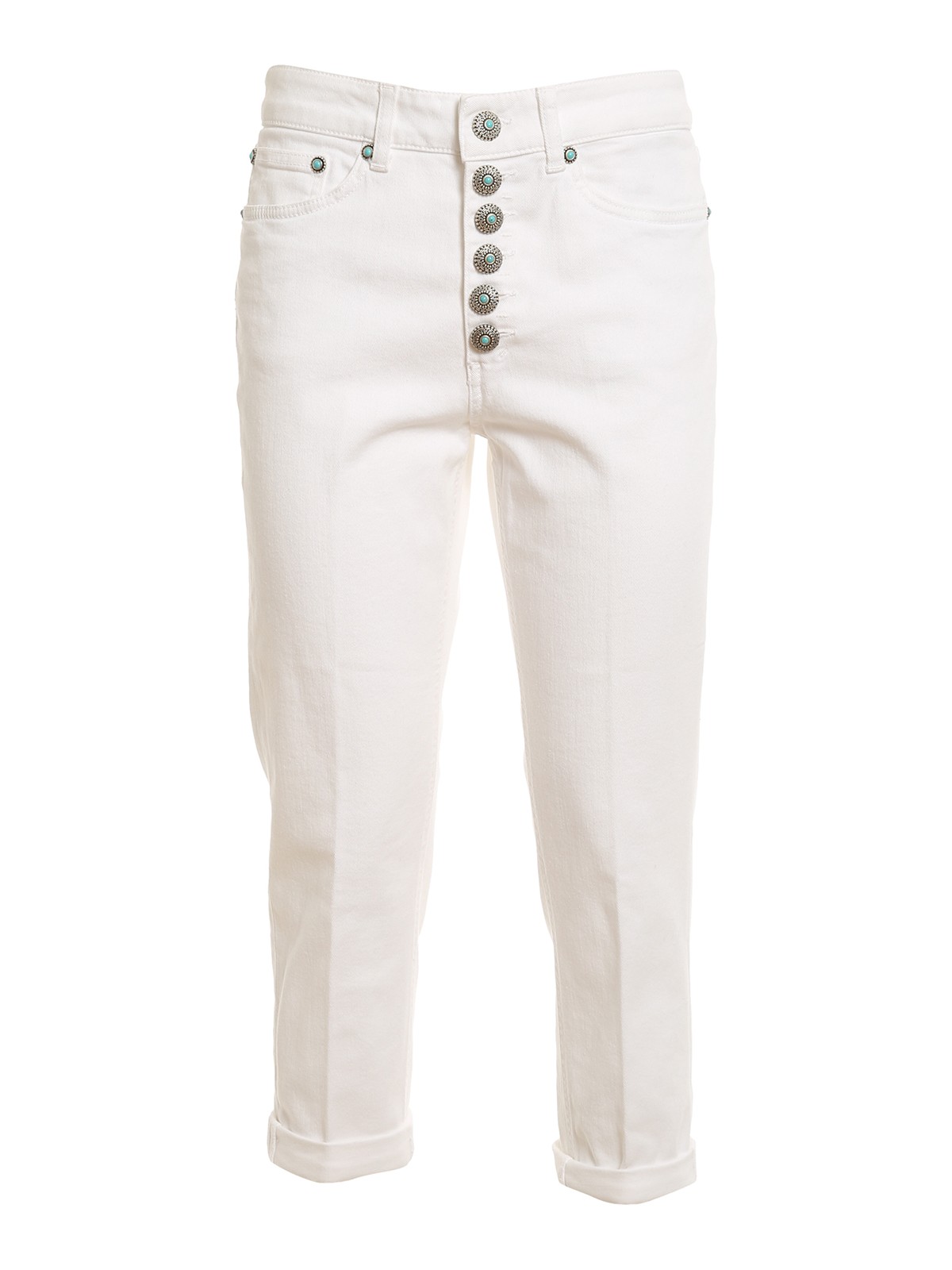 Shop Dondup Koons Jeans In White
