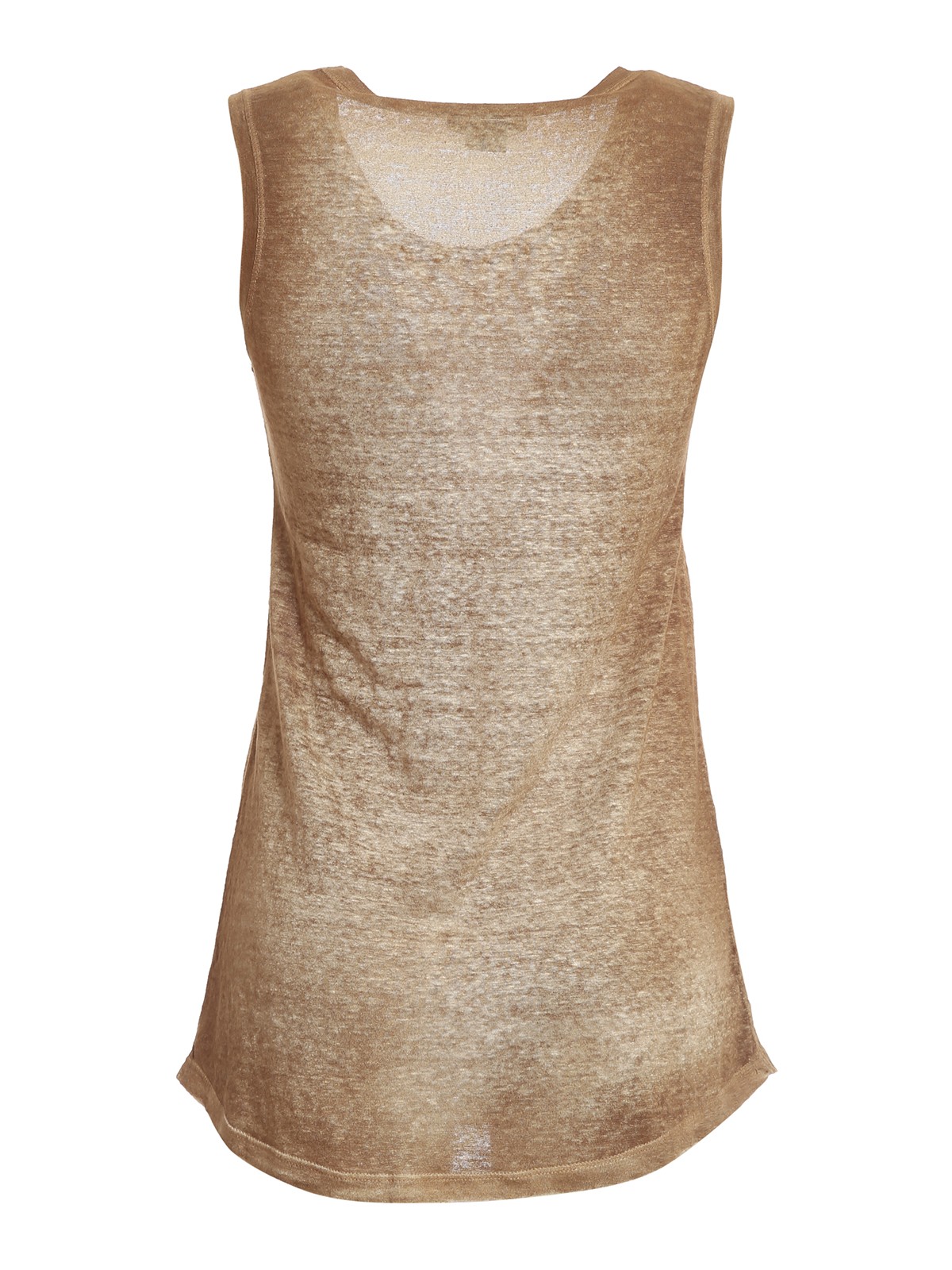 Shop Avant Toi Top - Corcho In Light Brown