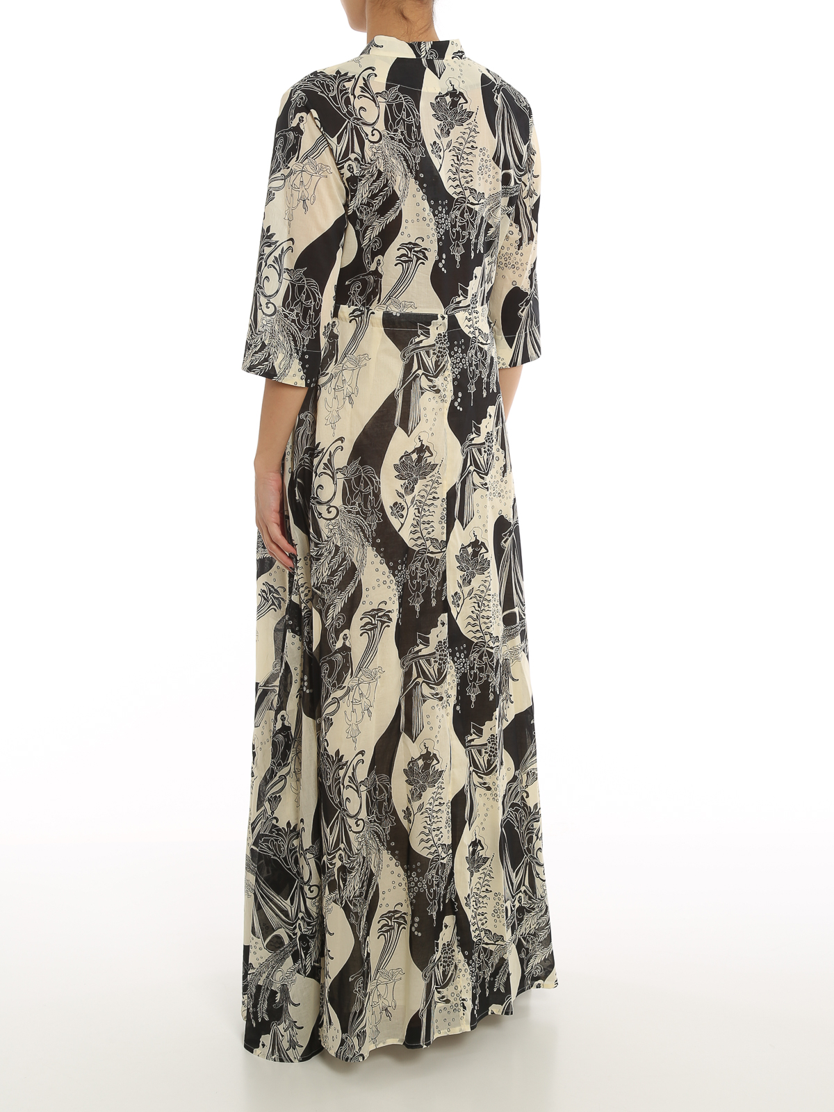 Tory Burch Printed shirt dress - Black