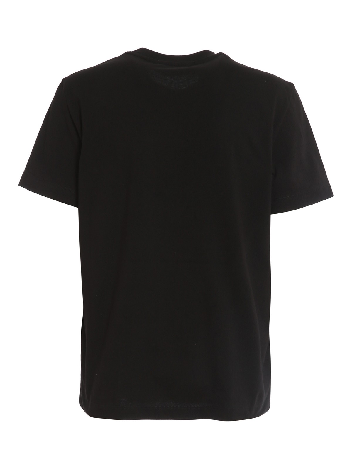 Shop Msgm Small Logo T-shirt In Black