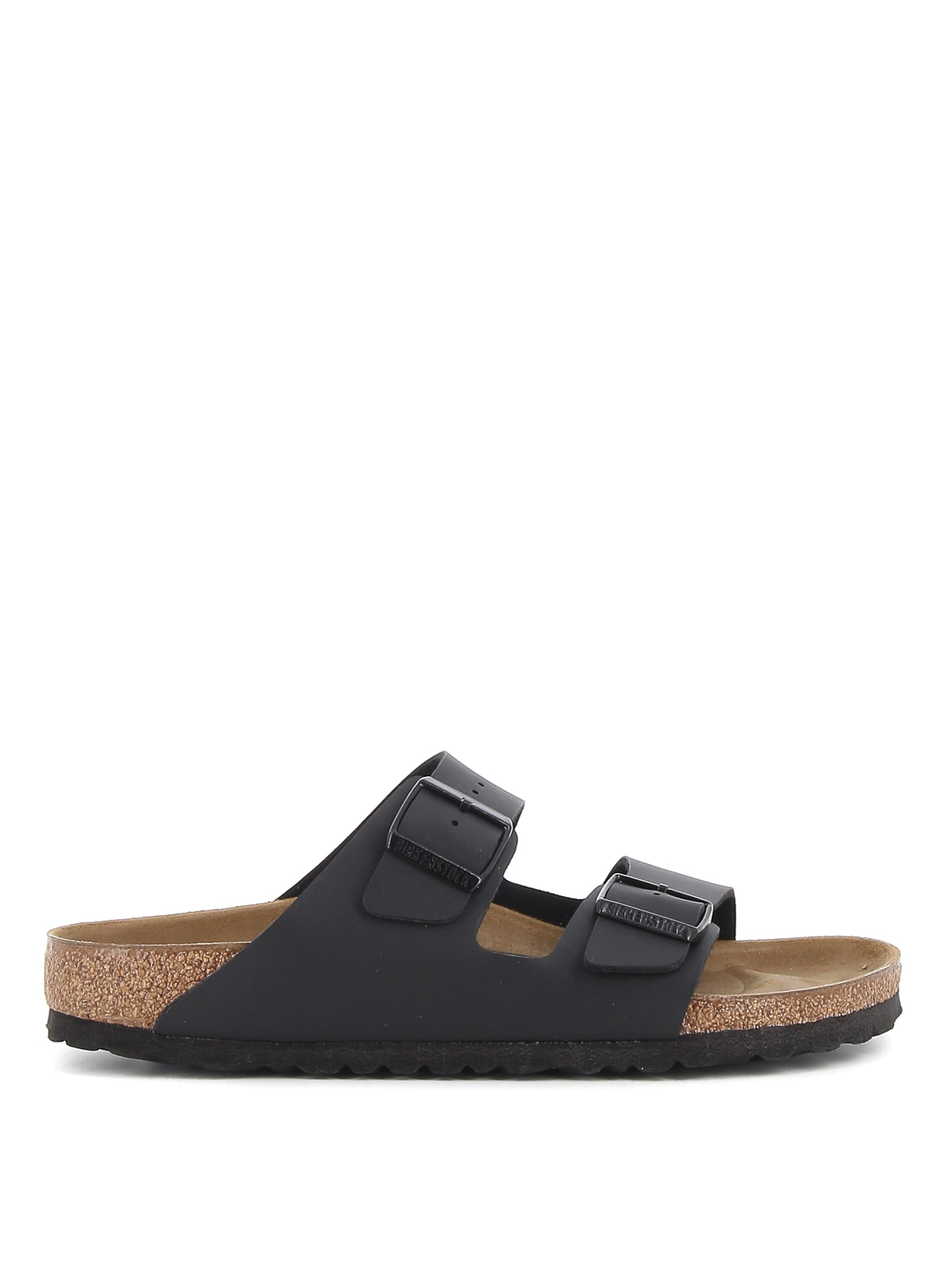 Shop Birkenstock Arizona Bs Sandals In Black